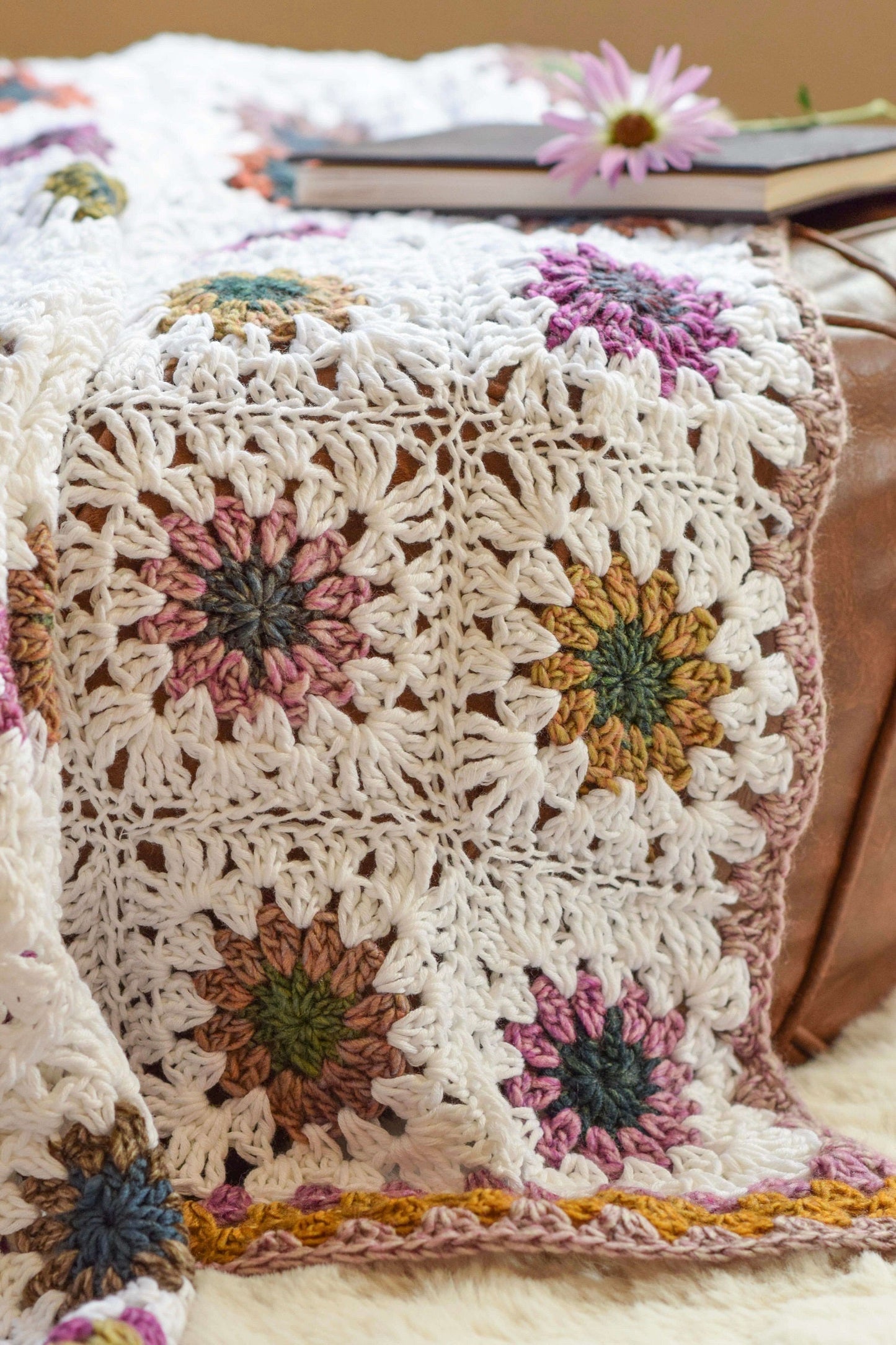 Crochet Kit - Meadow Flowers Blanket