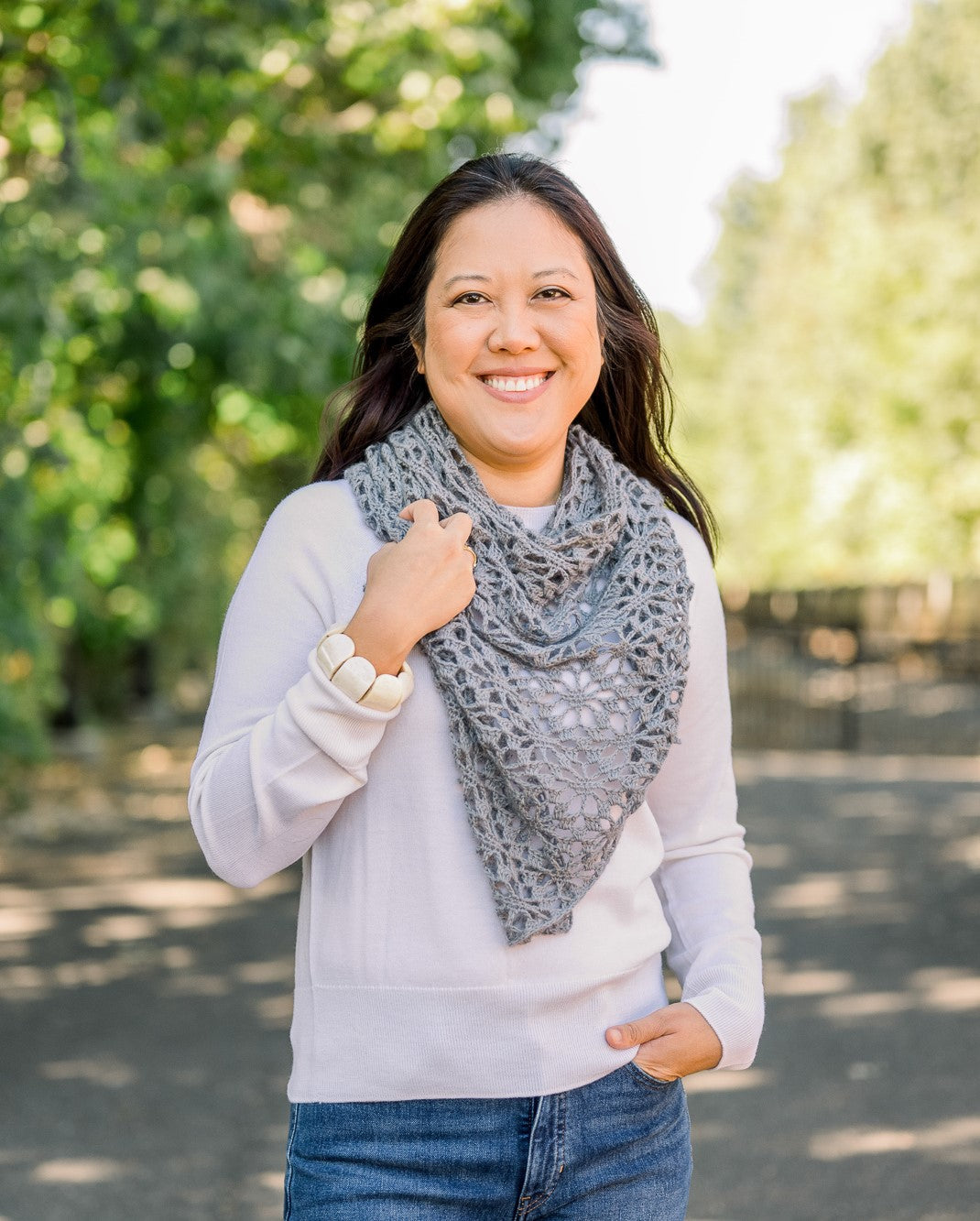 Crochet Kit - Starfall Shawl
