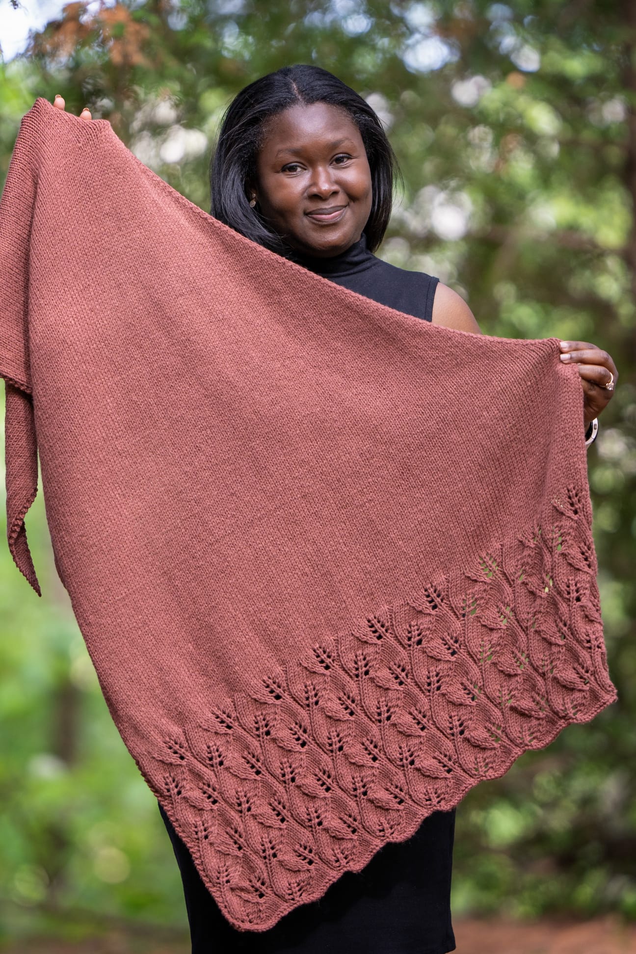 Knit Kit - Leafey Shawl