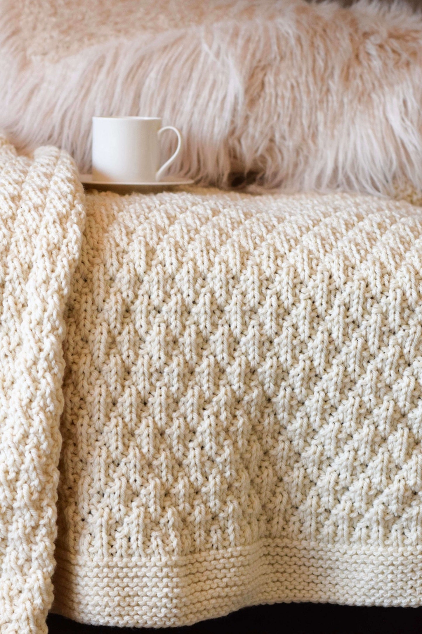 Knit Kit - Billowy Quilted Throw