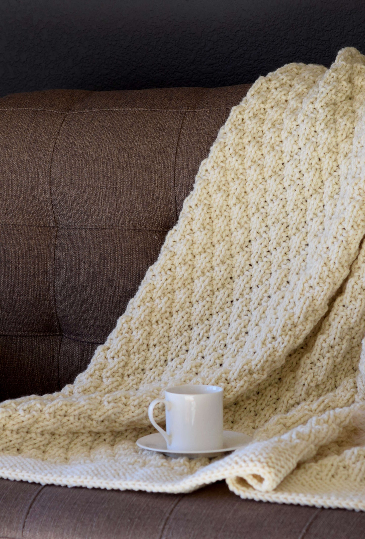 Knit Kit - Billowy Quilted Throw