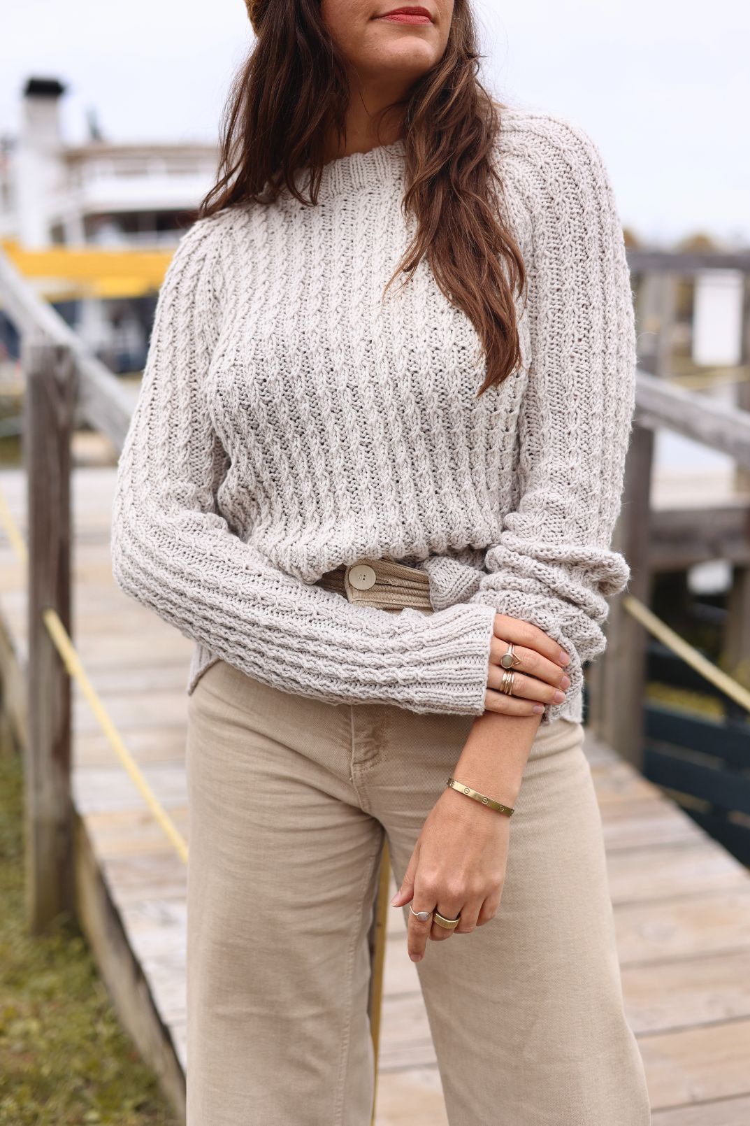 Knit Kit - Cornwall Cabled Raglan