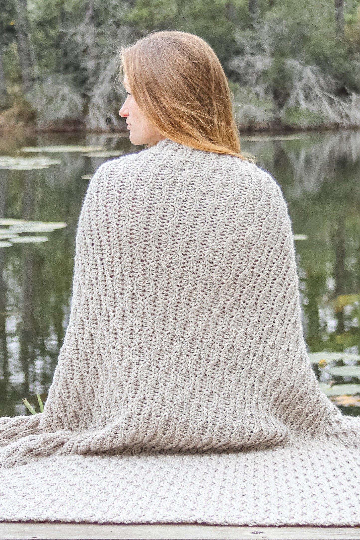 Crochet Kit - Almond Stitch Blanket