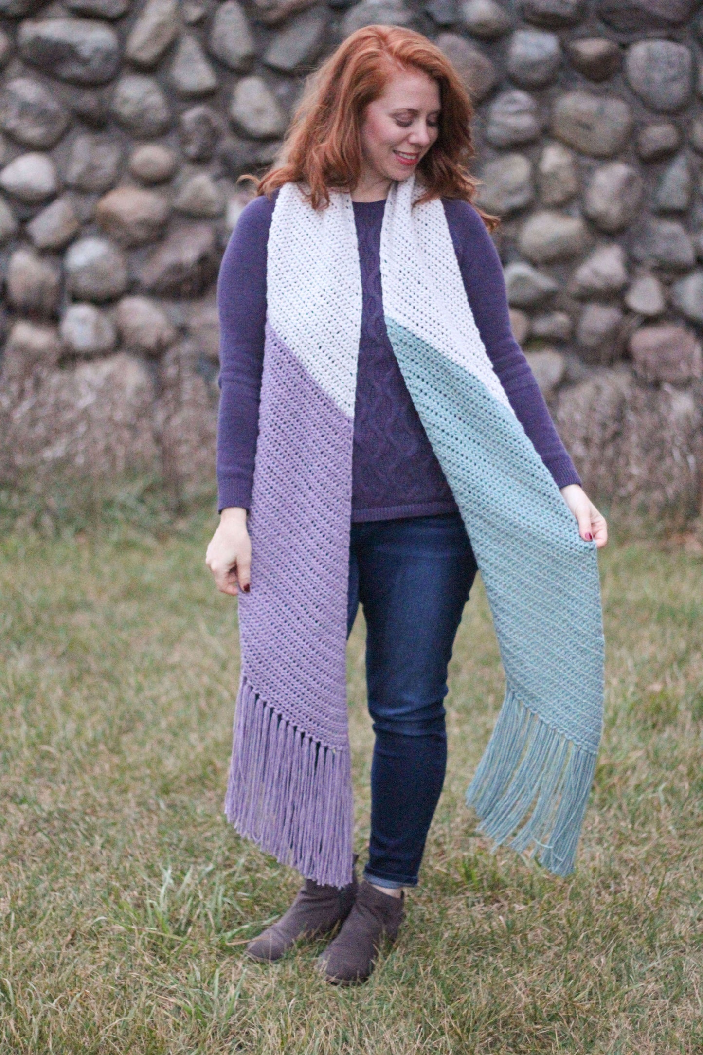 Crochet Kit - Trinity Wrap