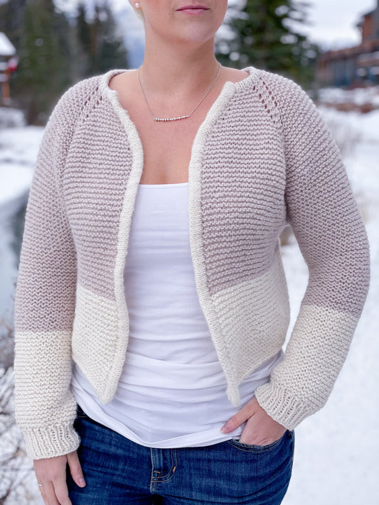 Knit Kit - Double Dipped Cardi