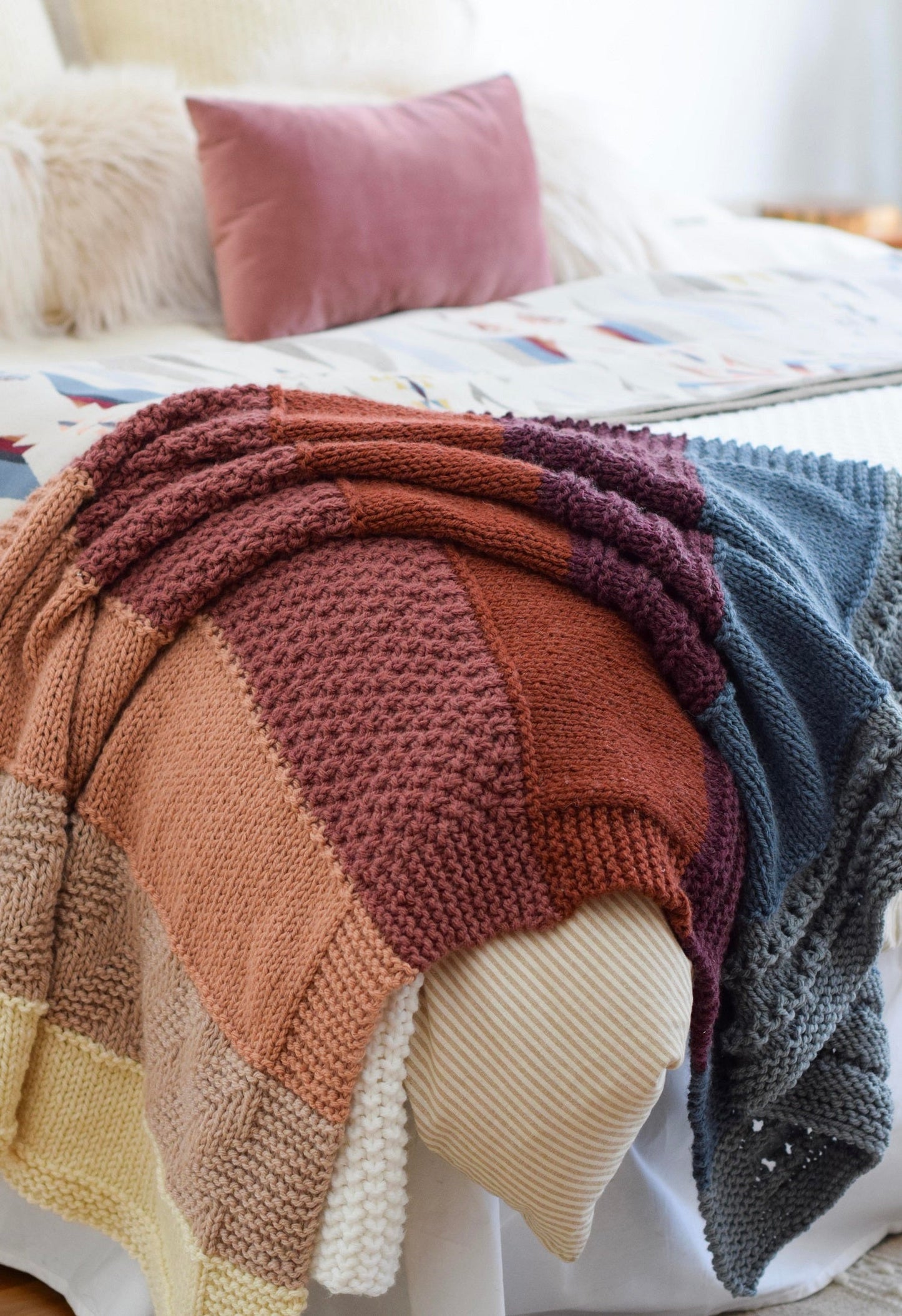 Knit Kit - Rocky Mountain Sampler Throw