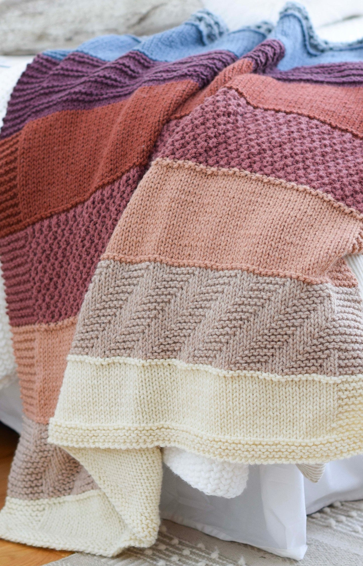 Knit Kit - Rocky Mountain Sampler Throw