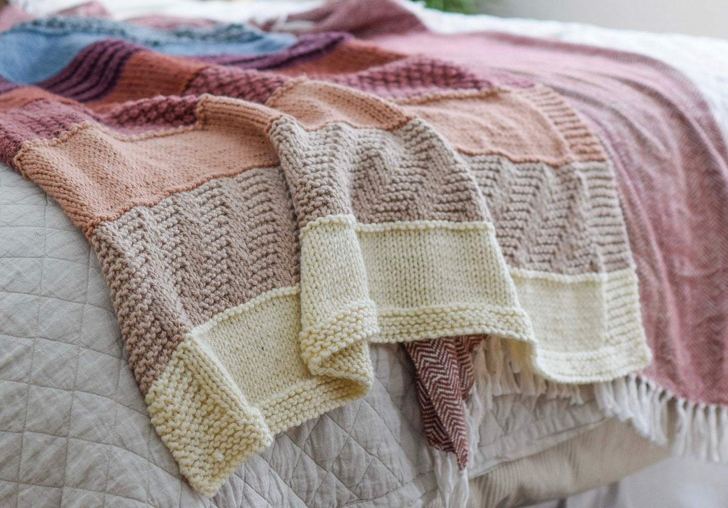 Knit Kit - Rocky Mountain Sampler Throw