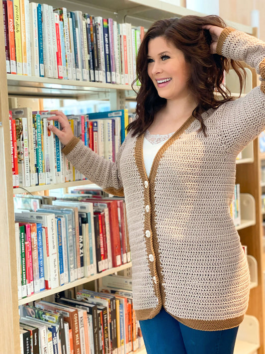 Crochet Kit - Librarian Cardigan