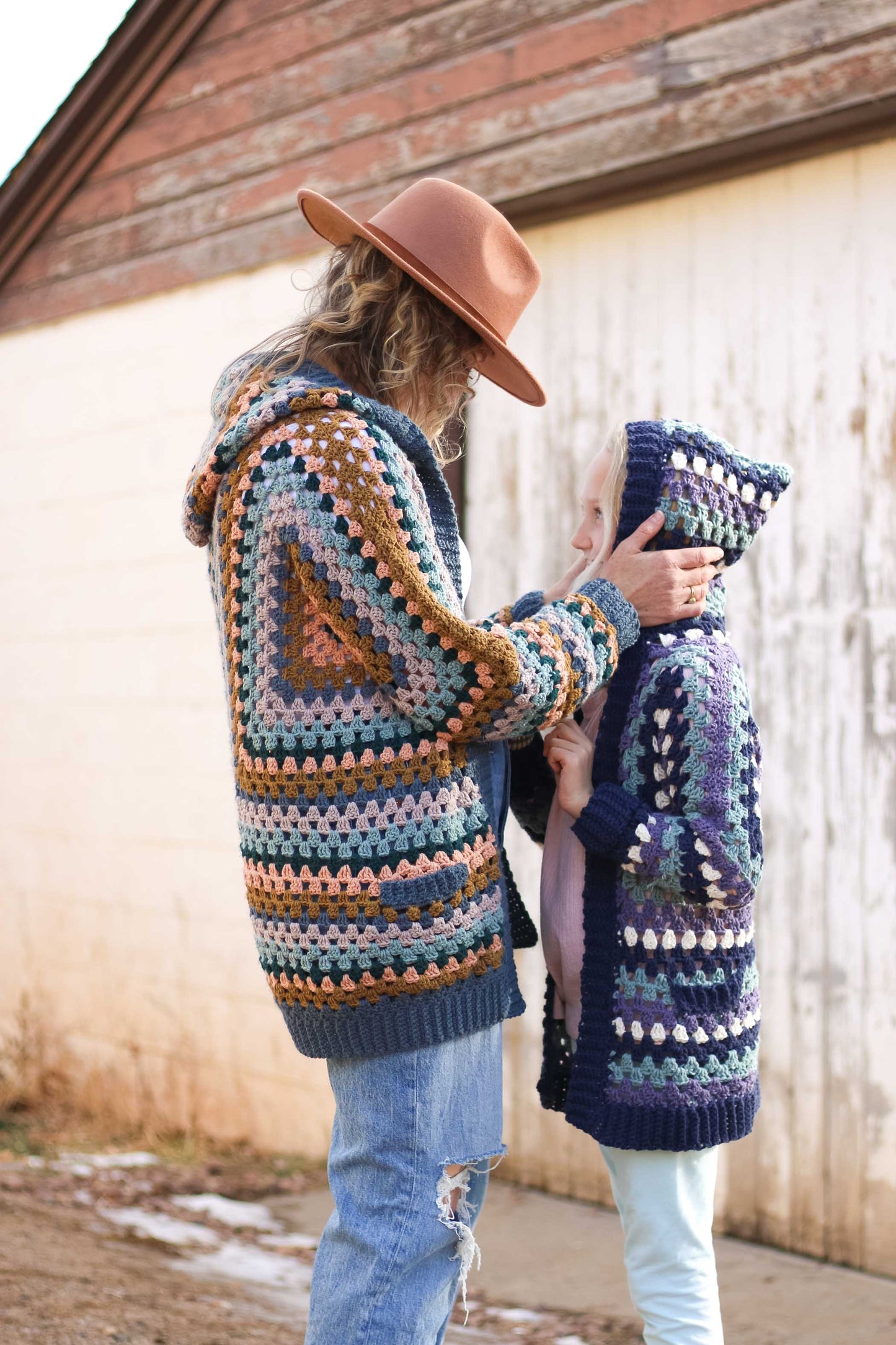 Crochet Kit - Kids Campfire Cardigan