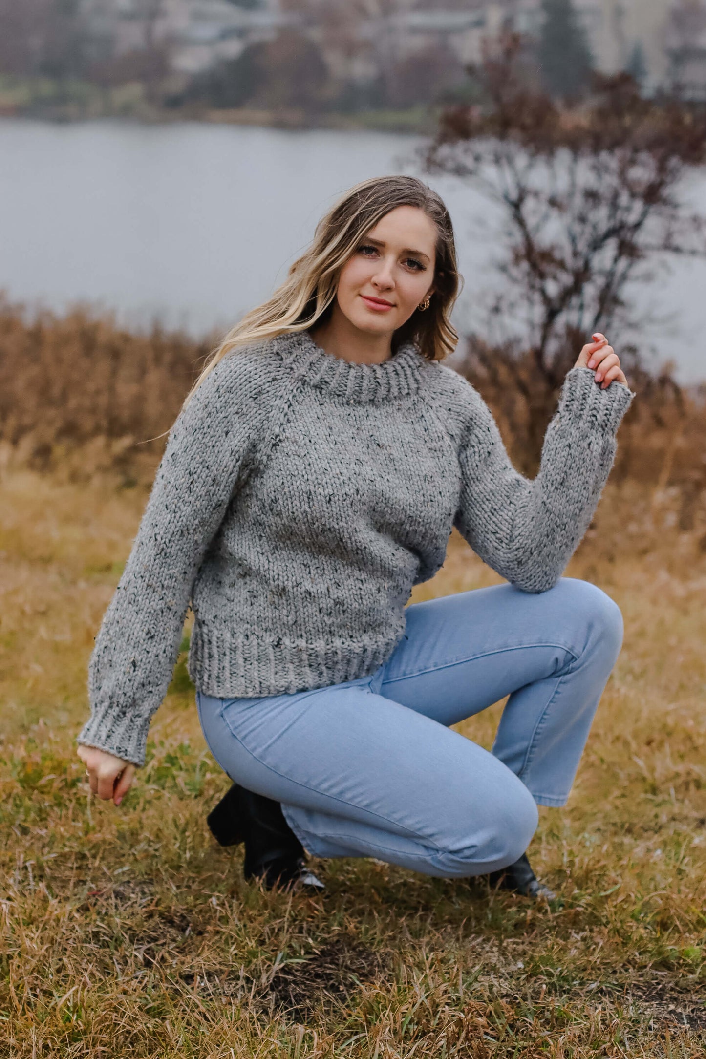 Knit Kit - Hazy River Raglan
