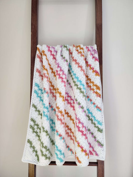 Crochet Kit - Candy Stripes C2C Lapghan
