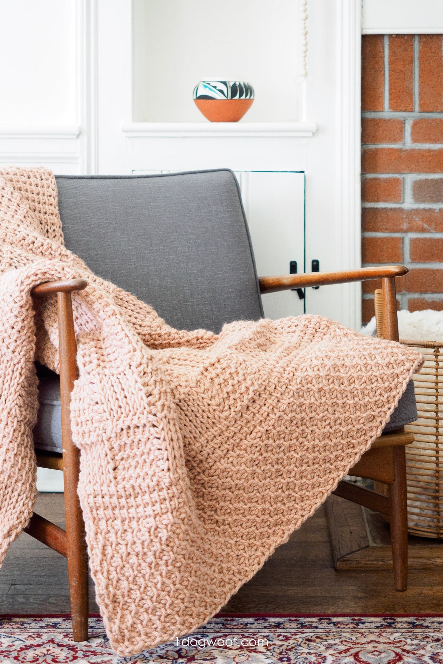 Crochet Kit - Tunisian Textures Blanket