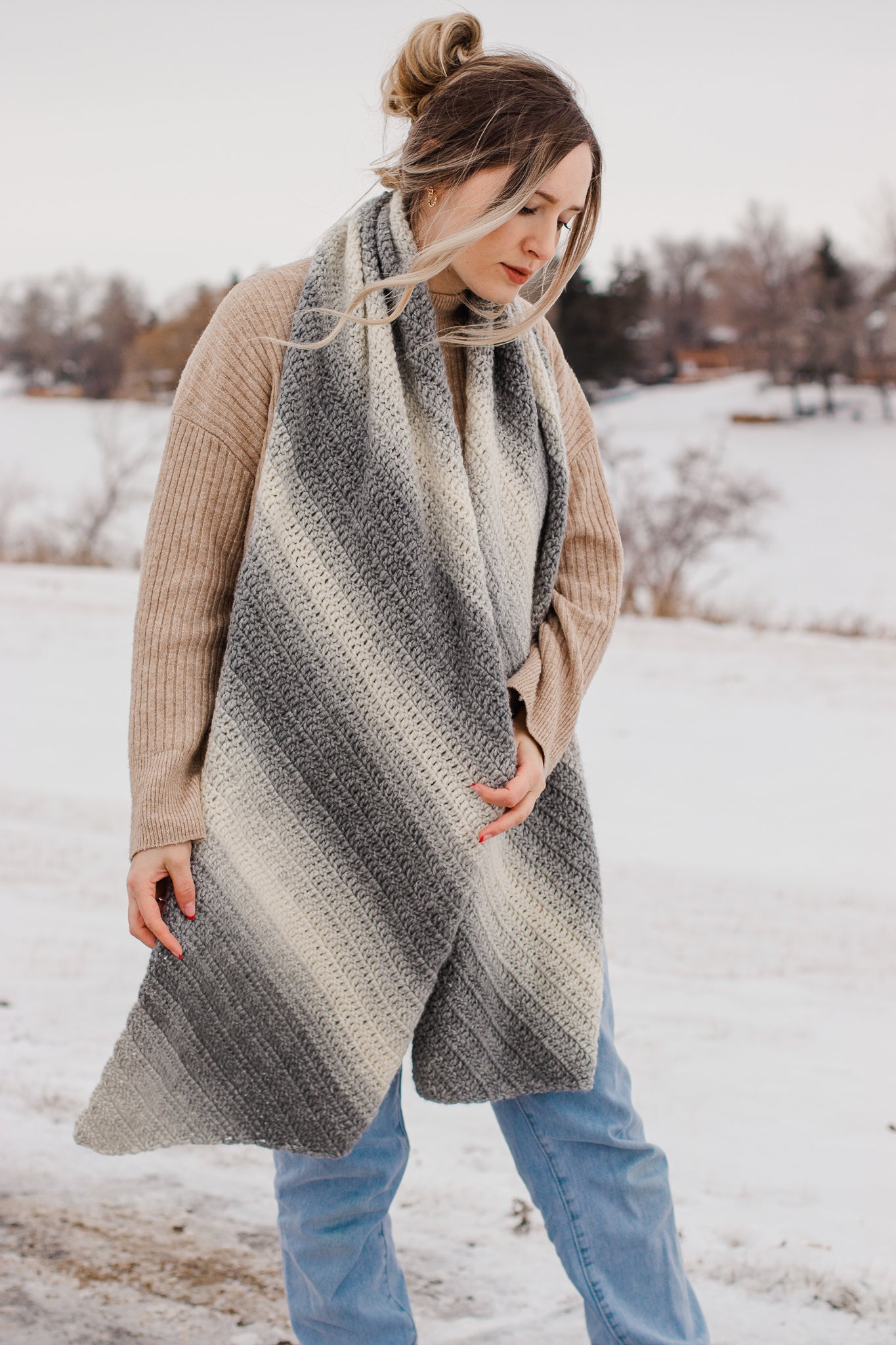 Crochet Kit - Woodward Scarf
