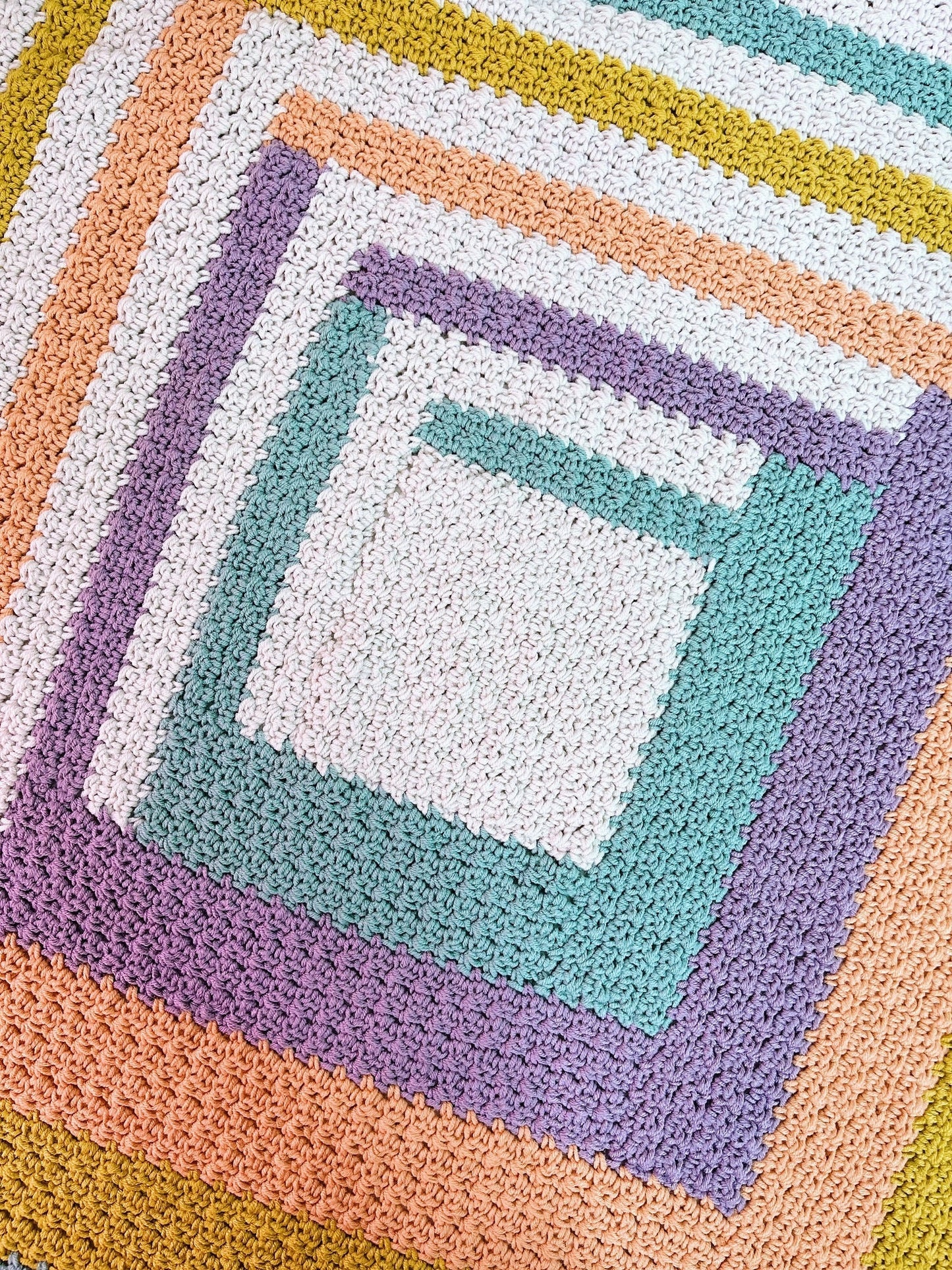 Crochet Kit - Lil Log Cabin Blanket