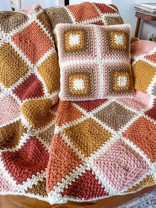 Crochet Kit - Matilda Blanket & Pillow