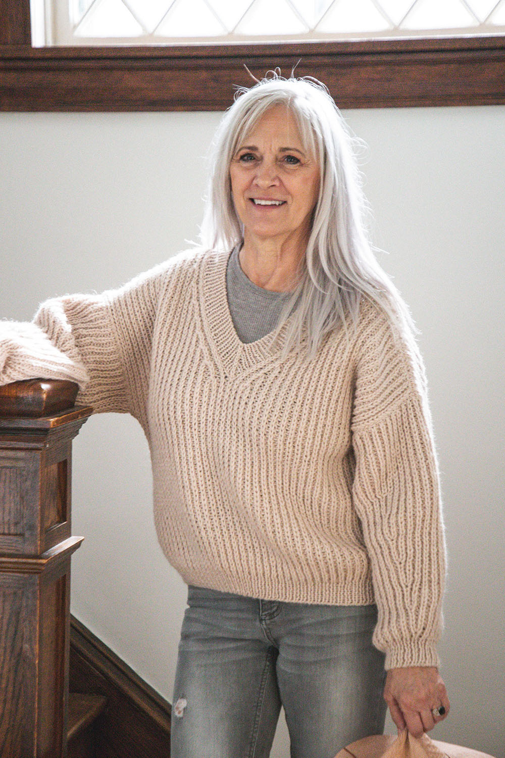 Knit Kit - The V-Neck Pullover