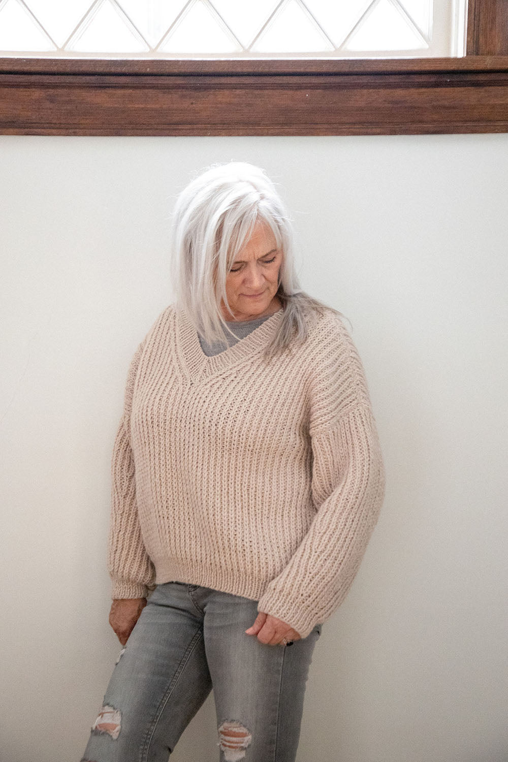 Knit Kit - The V-Neck Pullover