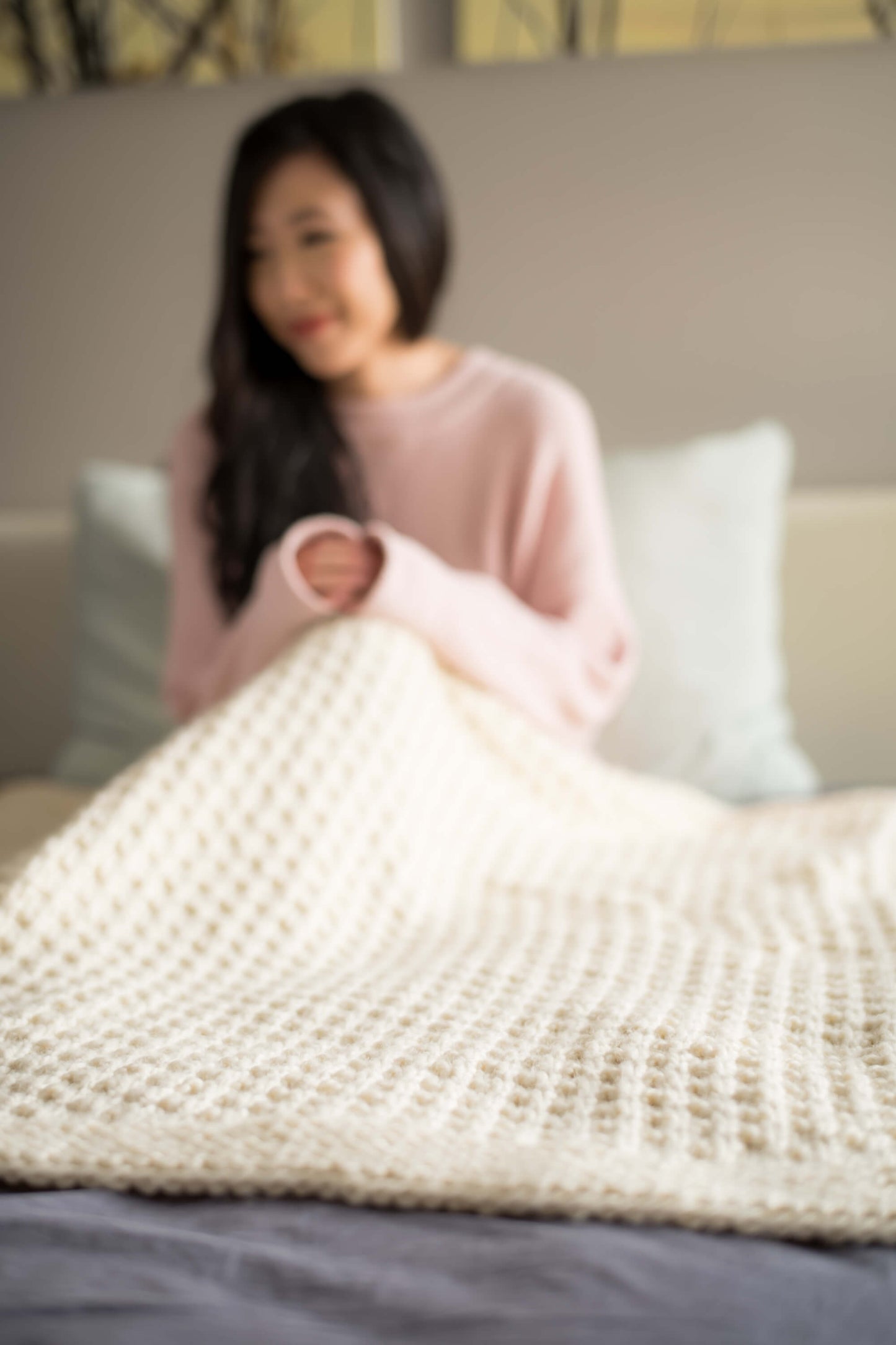 Knit Kit - Chunky Dotty Blanket