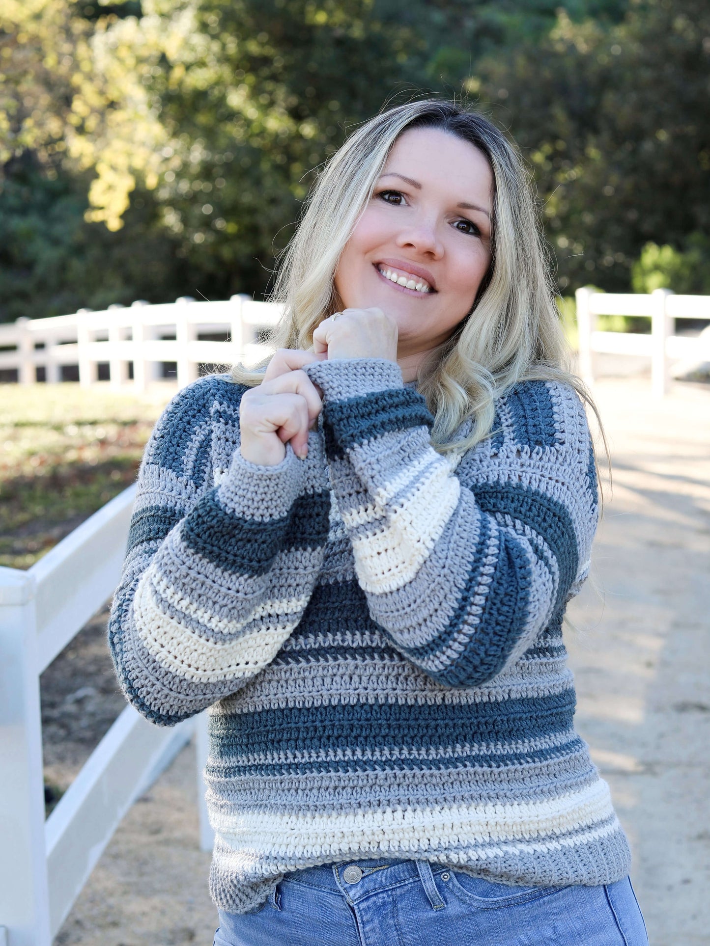 Crochet Kit - Seastripe Sweater
