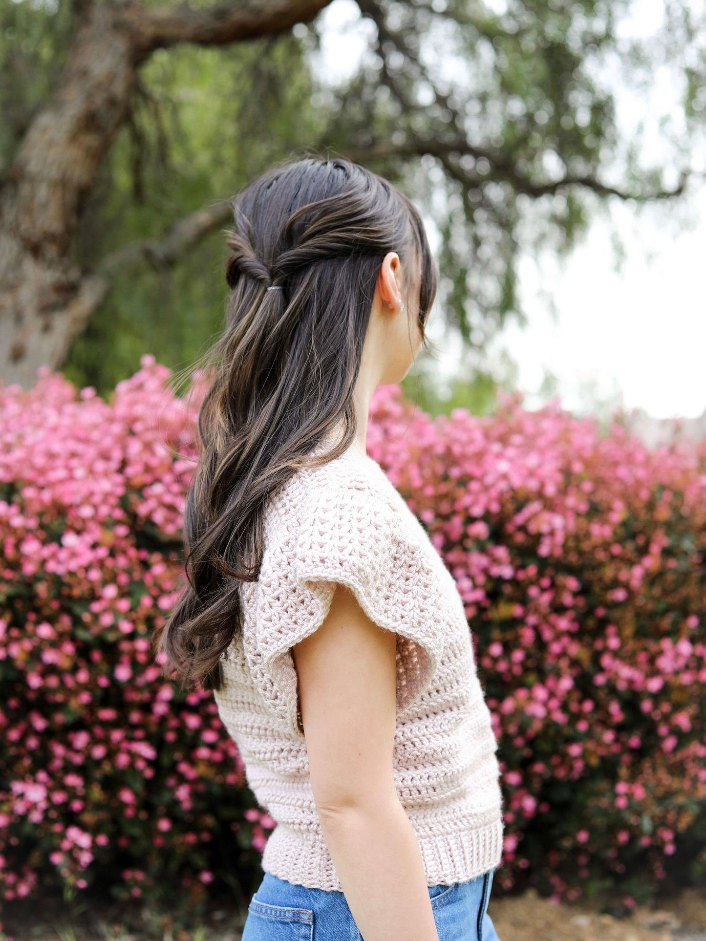 Crochet Kit - Dc Flutter Tee