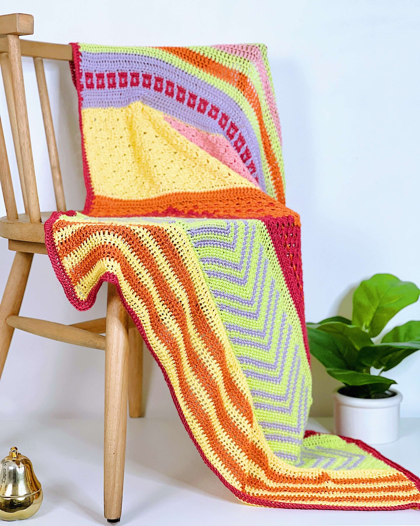 Crochet Kit - Summer Sherbet Sundae Throw