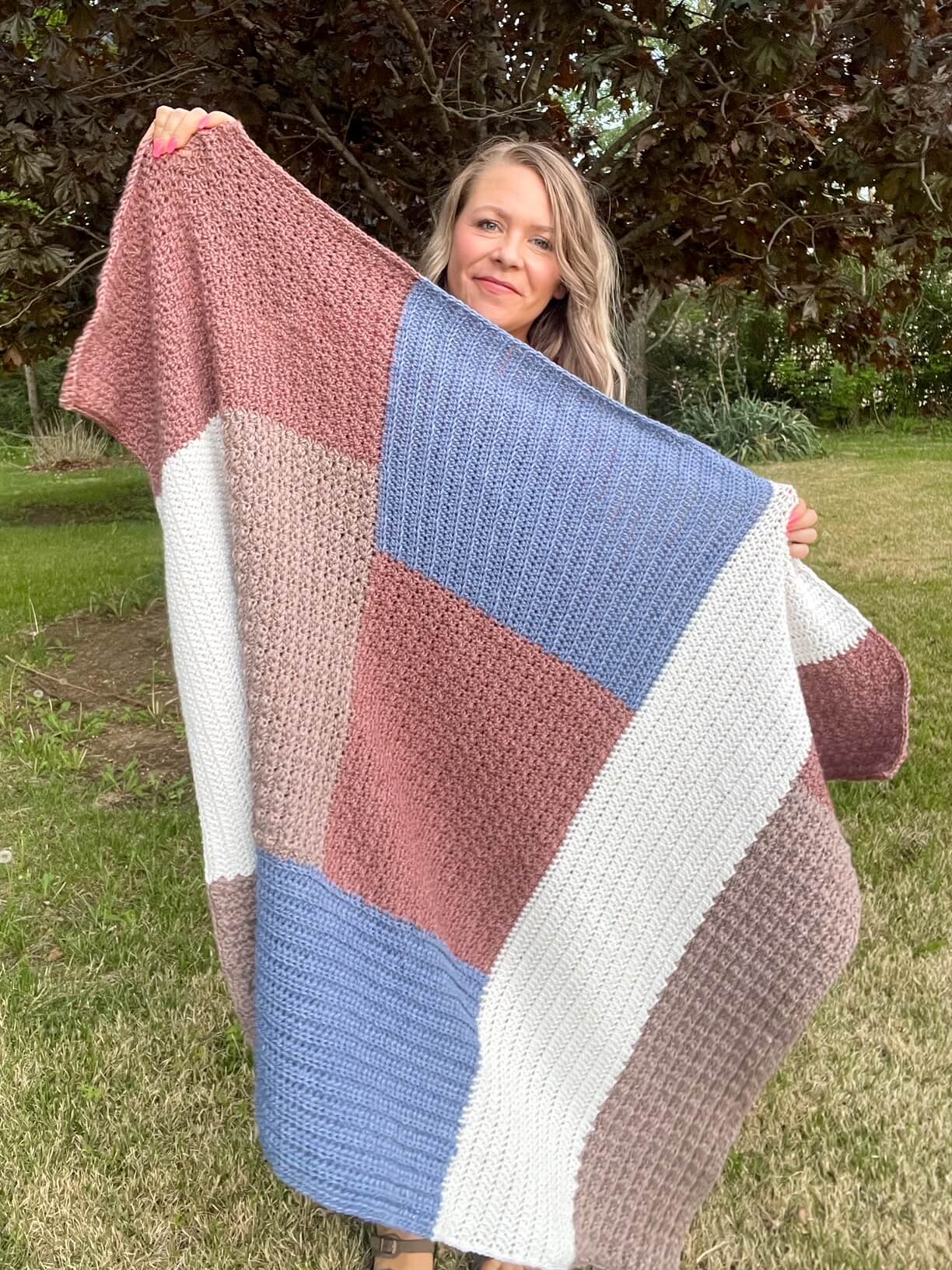 Crochet Kit - Geometry Throw