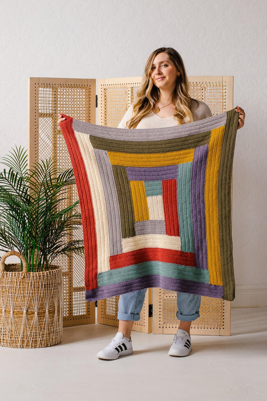 Crochet Kit - Wonder Block Baby Blanket