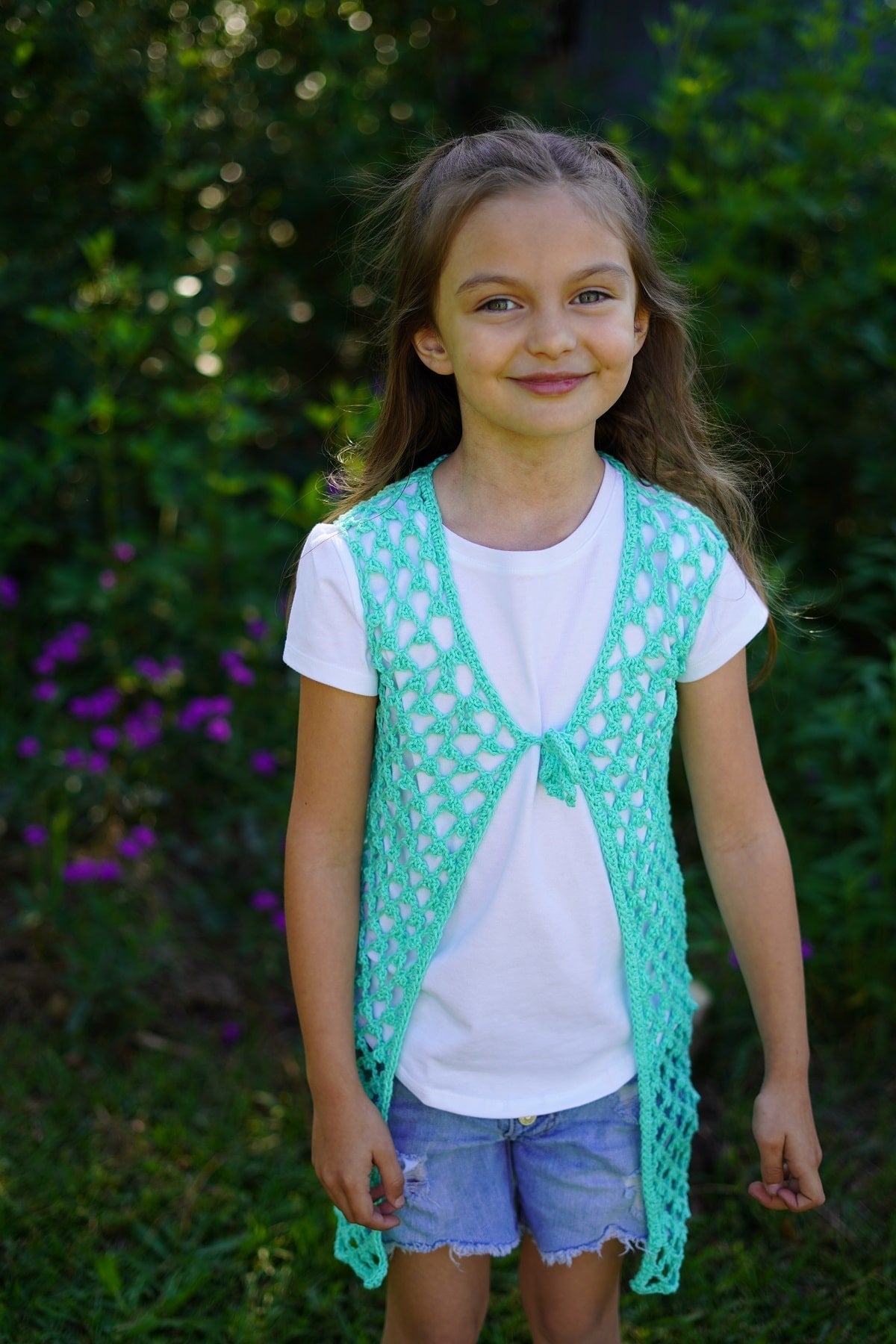 Crochet Kit - Diamond's In The Sky Cardigan - Child