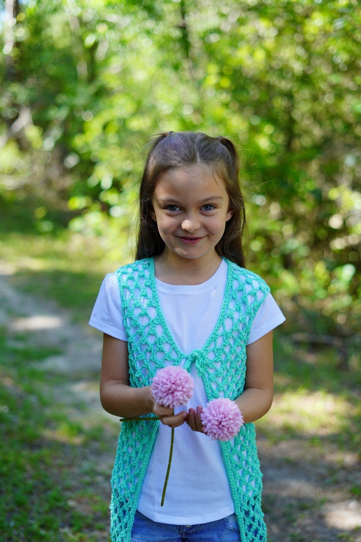 Crochet Kit - Diamond's In The Sky Cardigan - Child