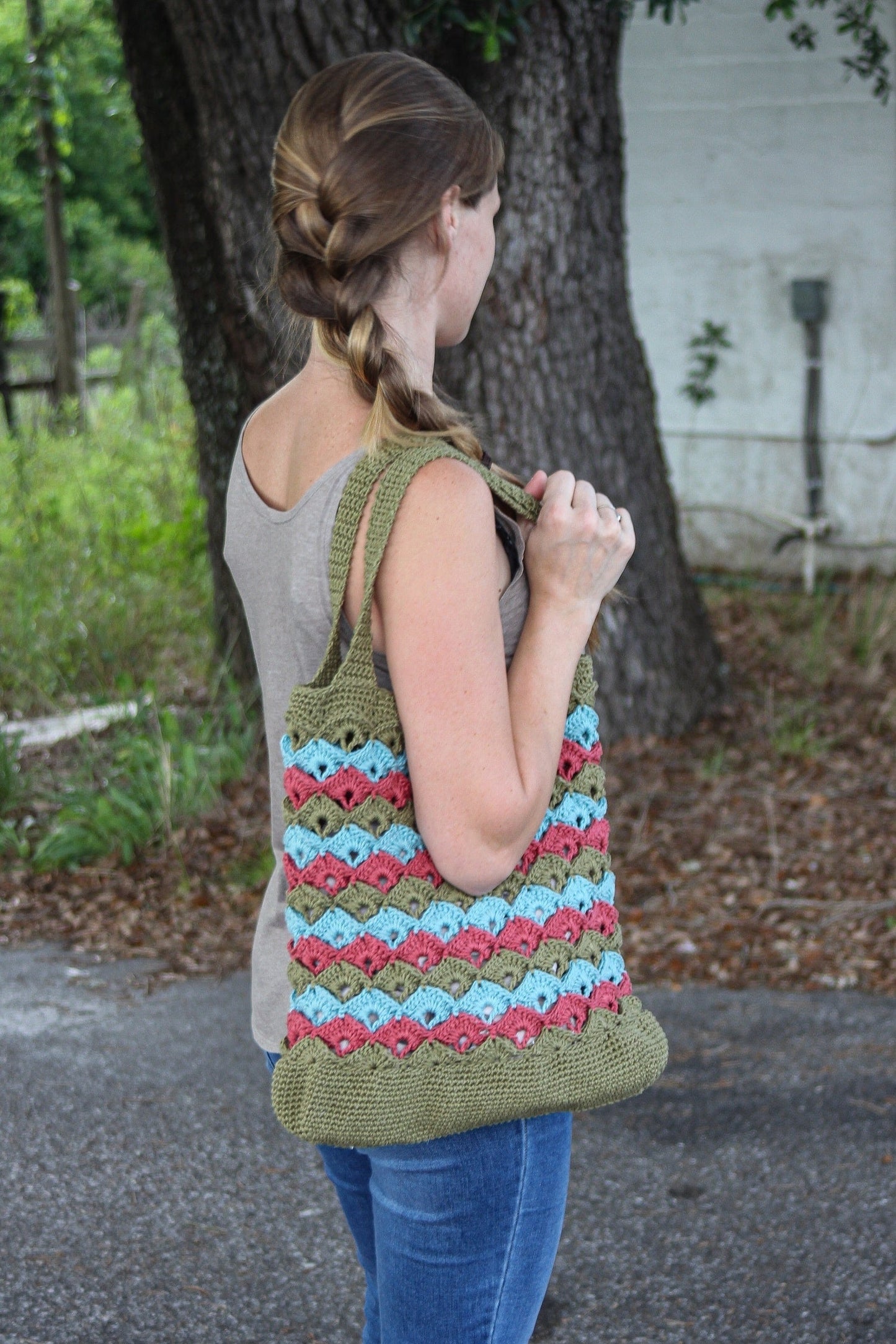 Crochet Kit - Box Stitch Market Bag