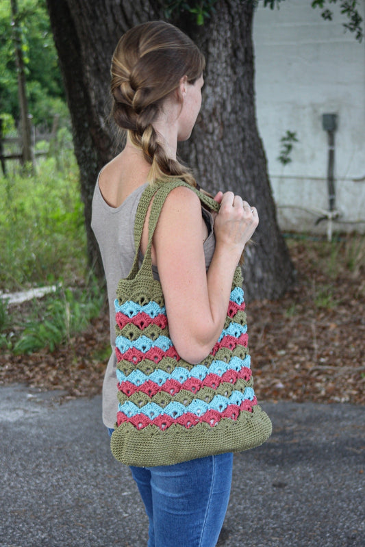Crochet Kit - Box Stitch Market Bag