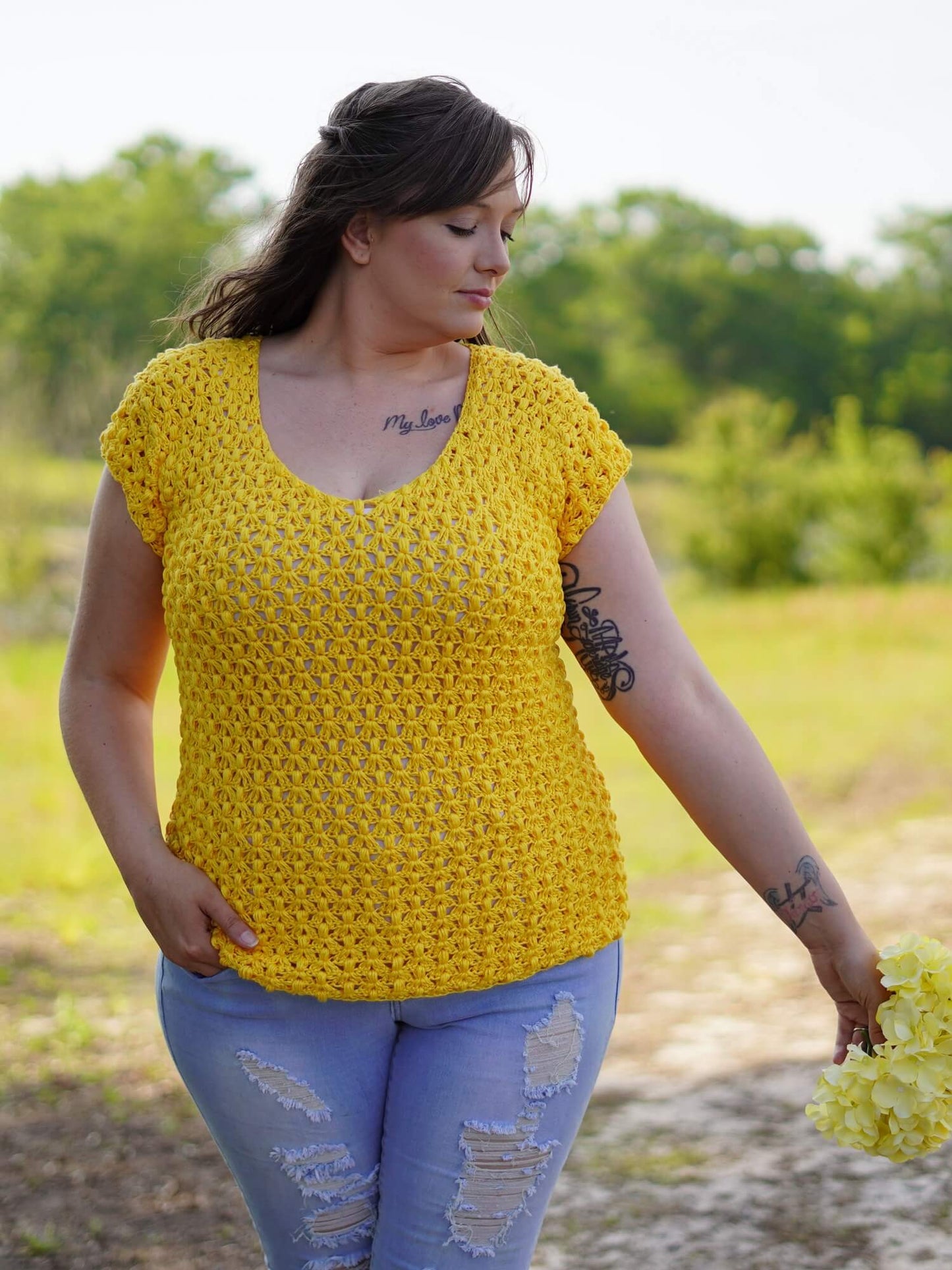 Crochet Kit - Spring Blossom Blouse