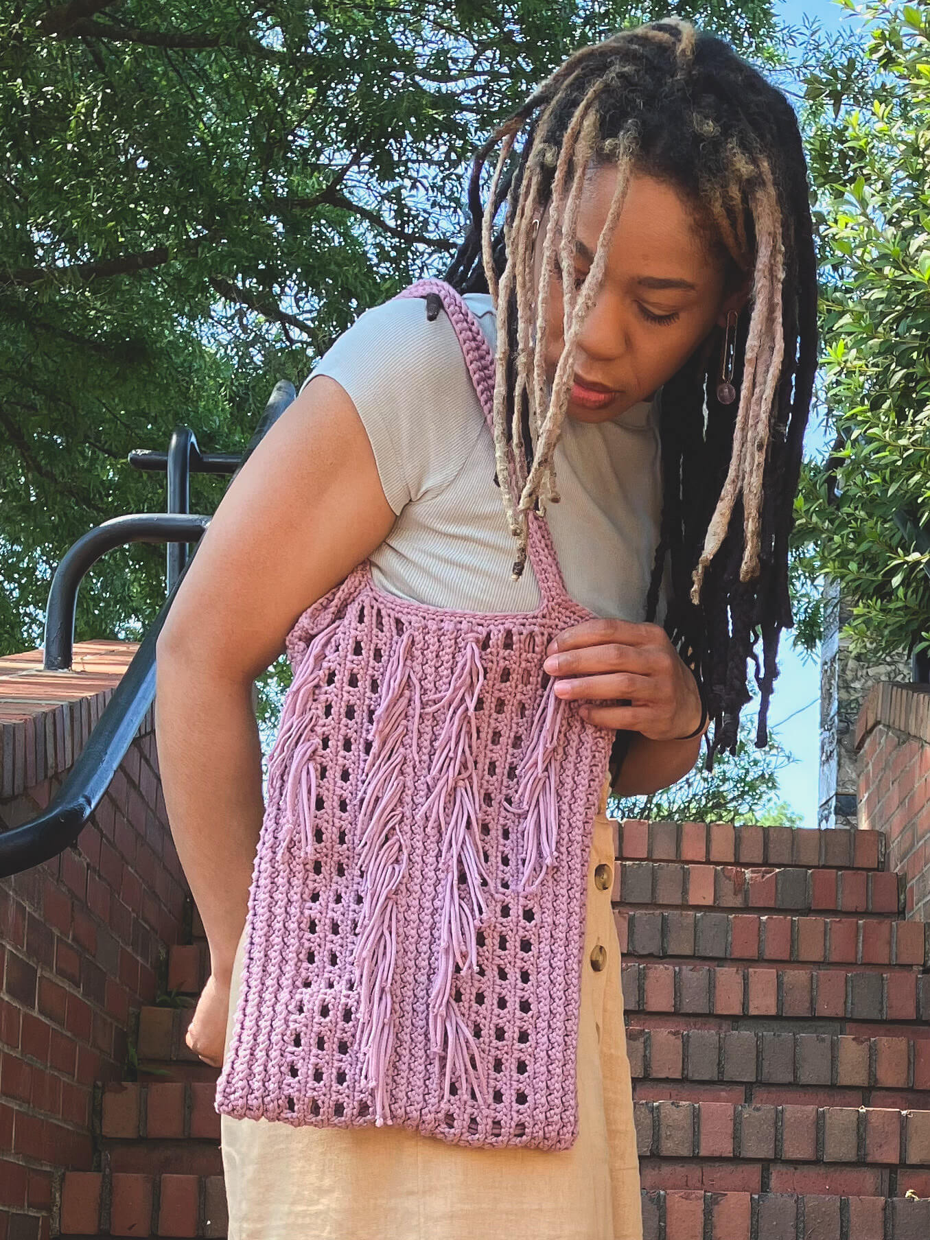 Crochet Kit - Woodrose Tote