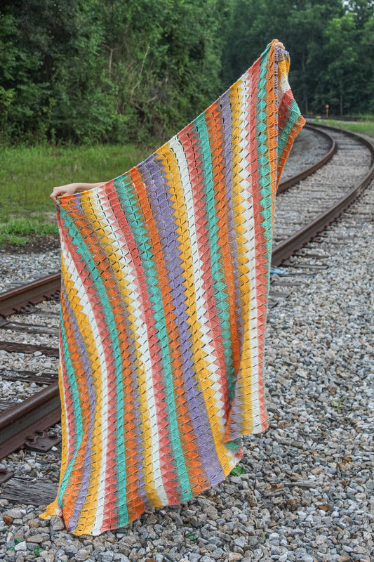 Crochet Kit - Mandala Mosaic Blanket