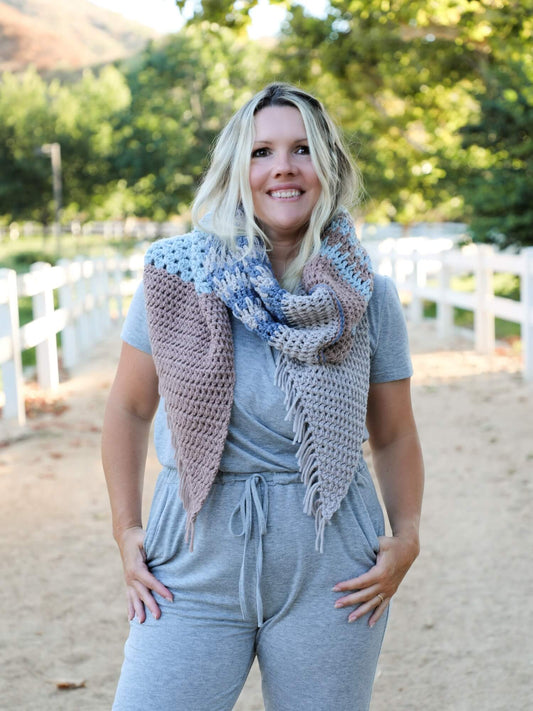 Crochet Kit - Easy Breezy Shawl