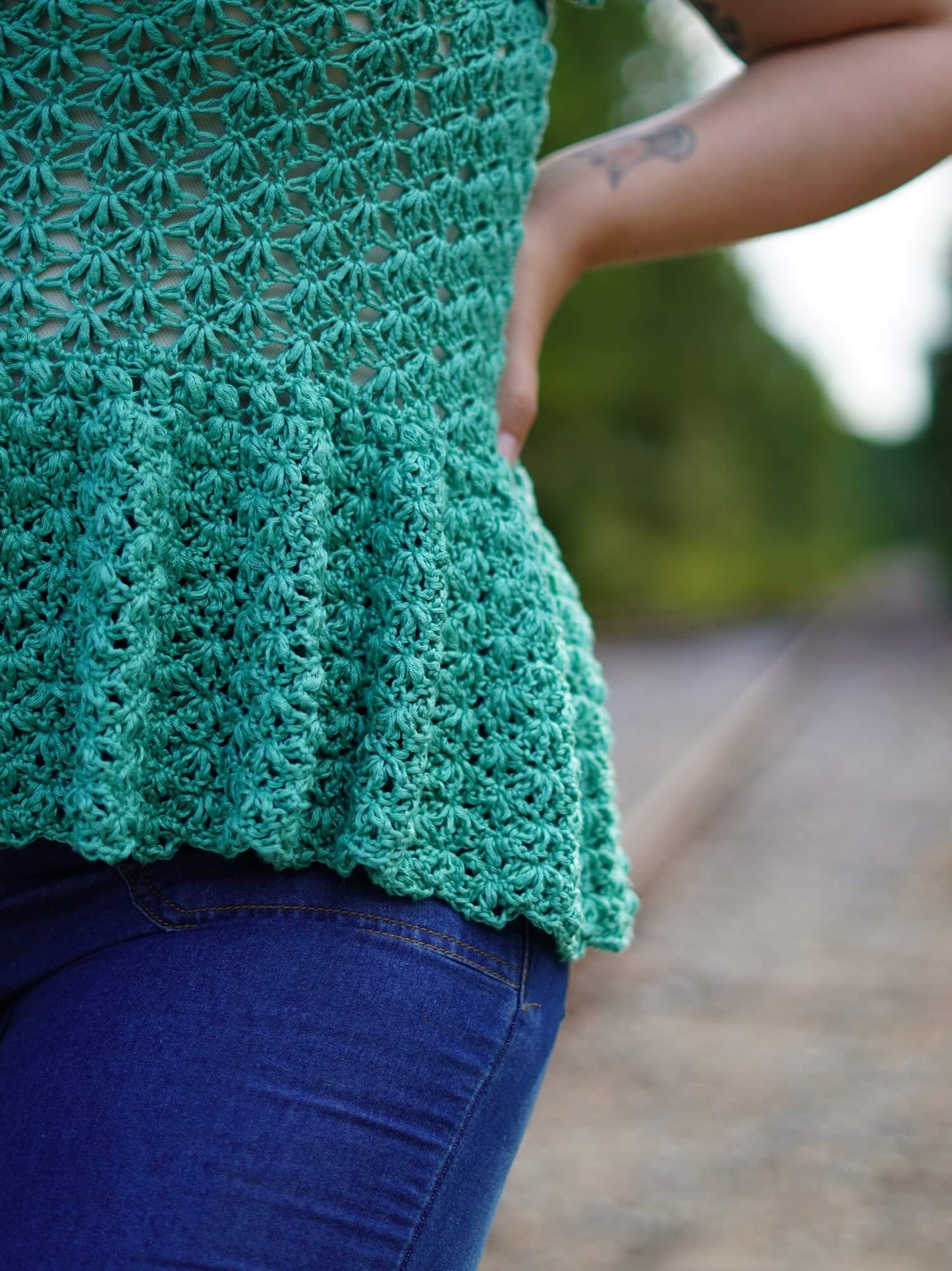 Crochet Kit - Cherry Blossom Peplum