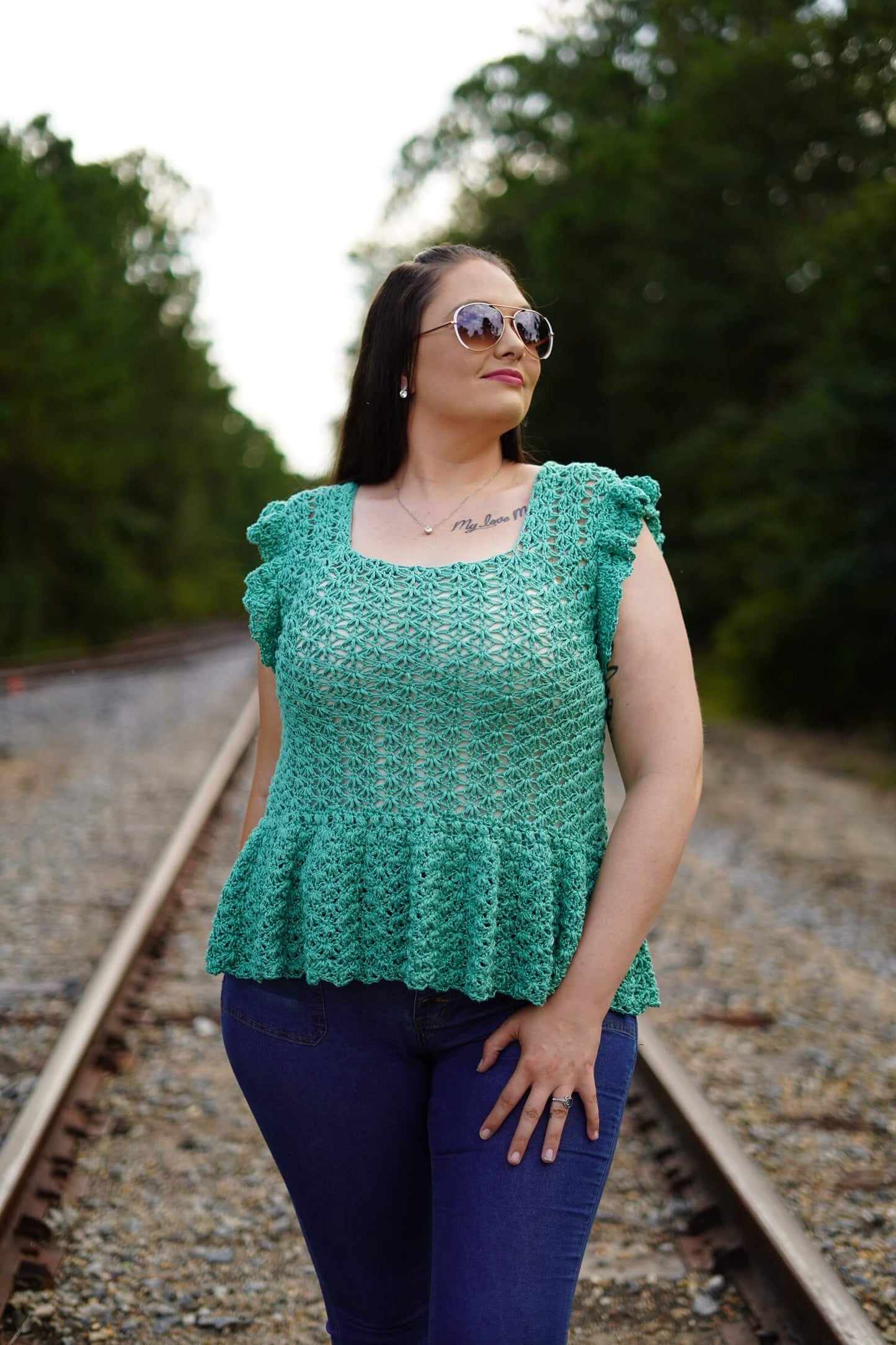 Crochet Kit - Cherry Blossom Peplum