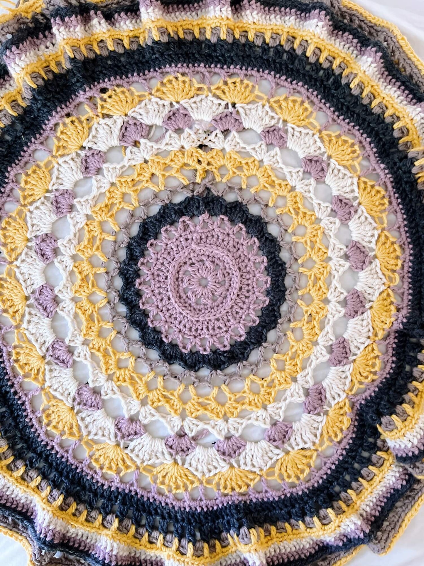 Crochet Kit - Harvest Bloom Mandala