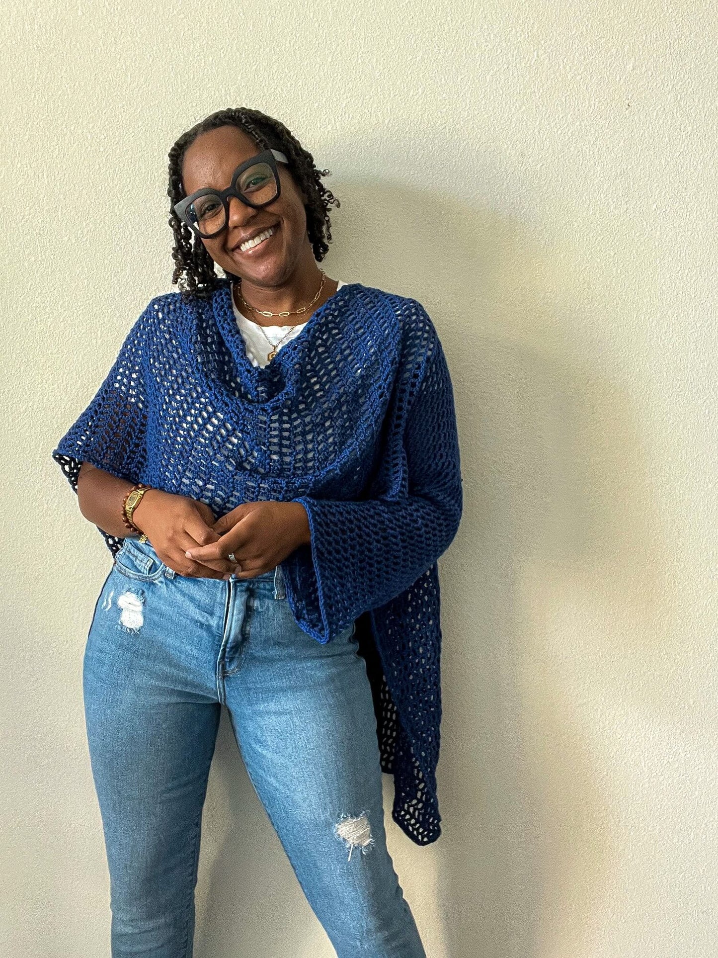 Crochet Kit - Half Wrap Fall Shawl