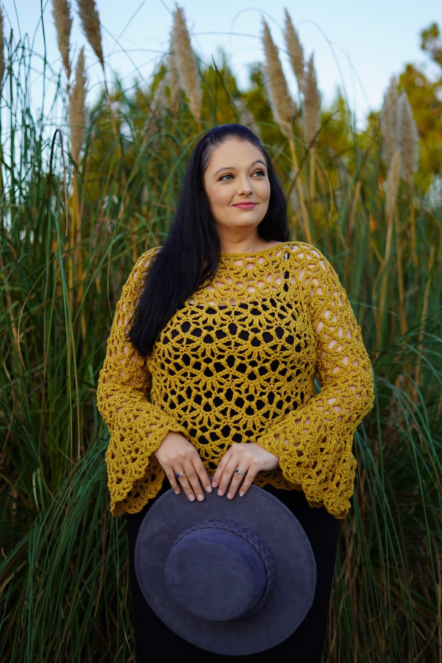 Crochet Kit - Ensley Rose Lace Sweater