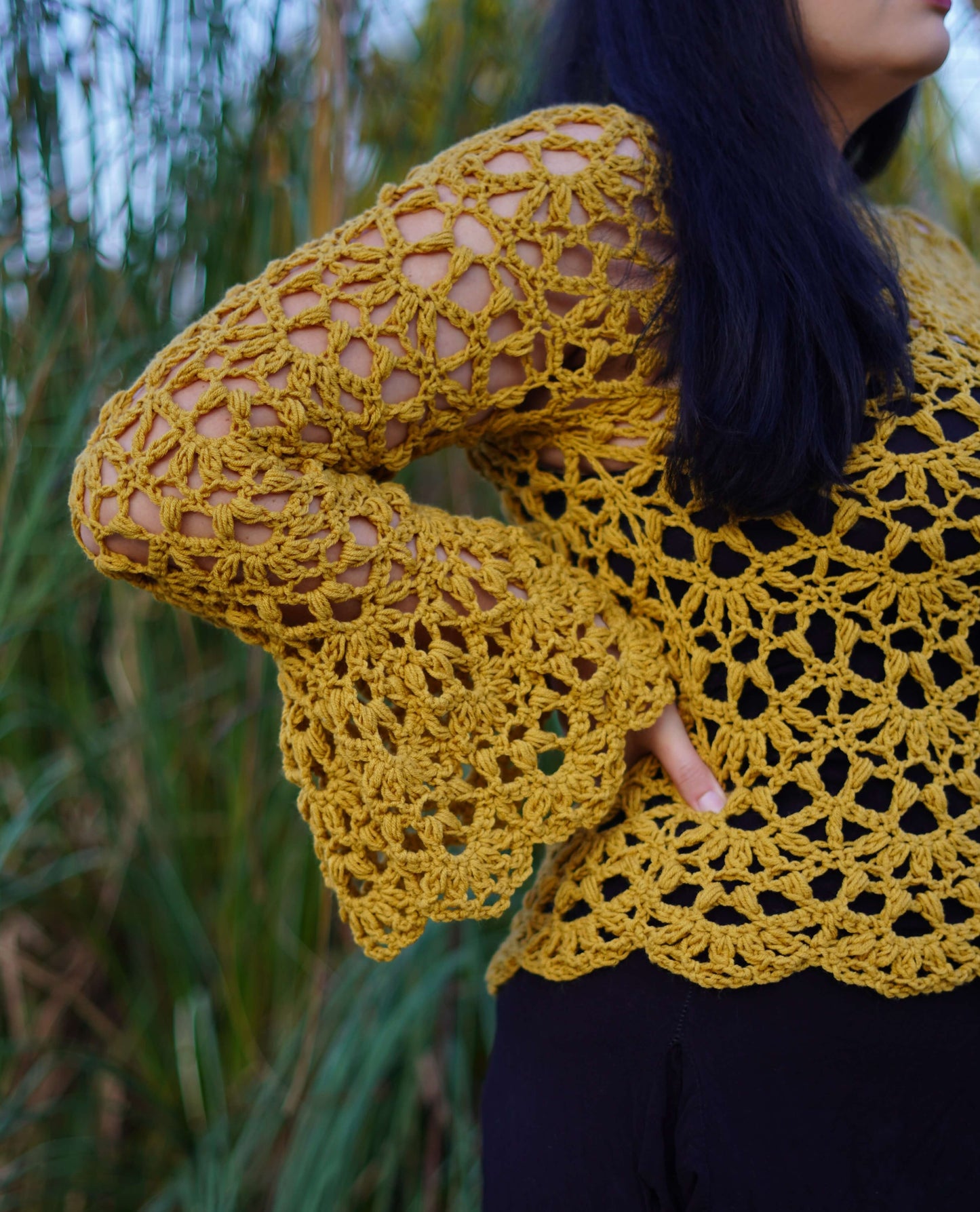 Crochet Kit - Ensley Rose Lace Sweater