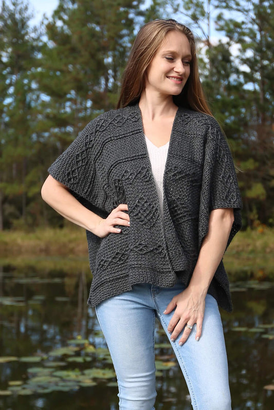 Crochet Kit - Western Split Wrap