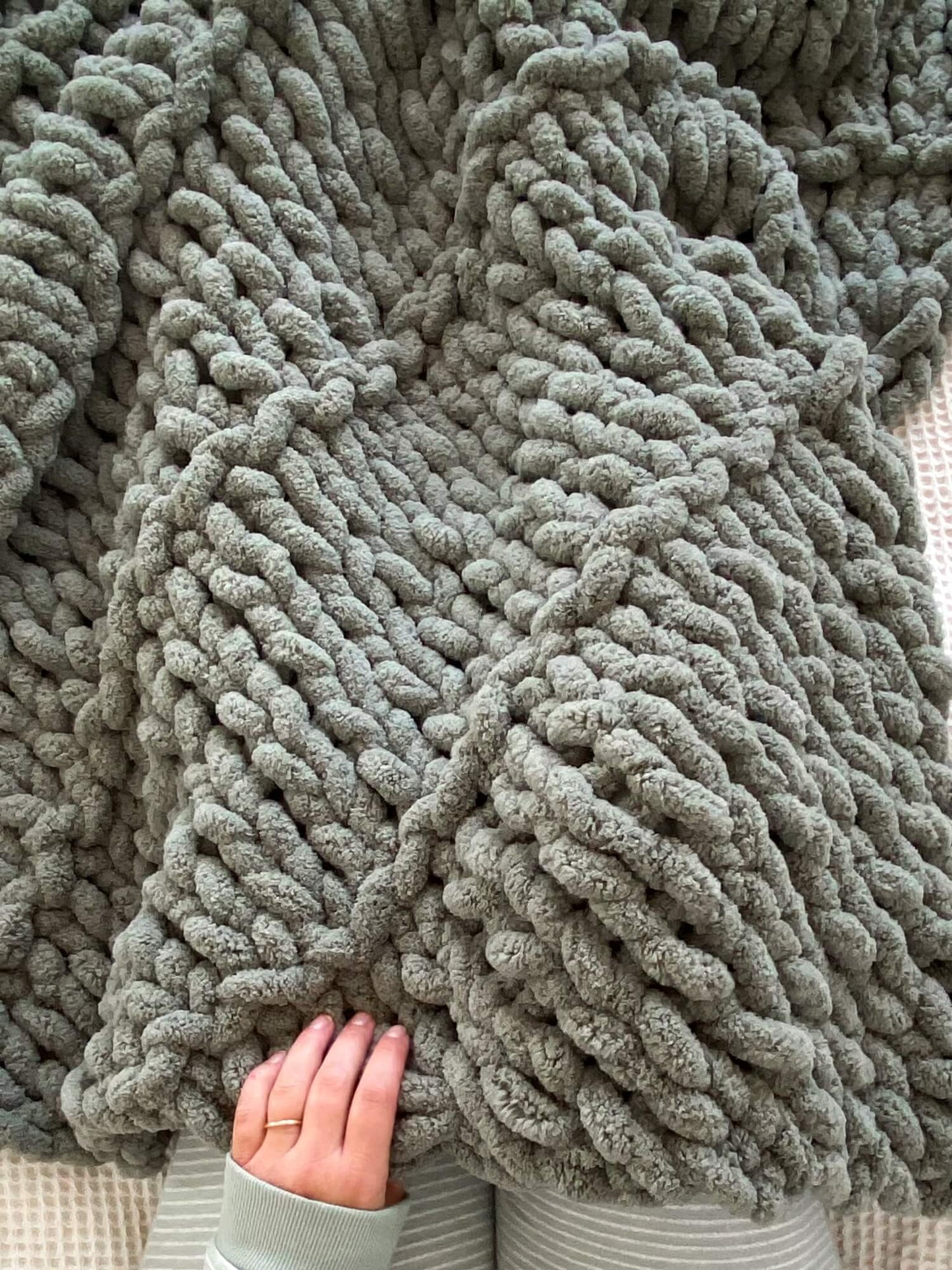 Knit Kit - Sage Throw