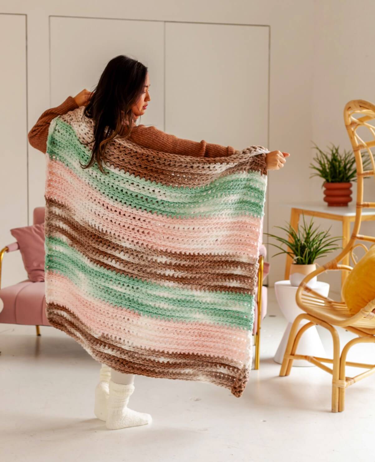 Crochet Kit - Buttercream Blanket