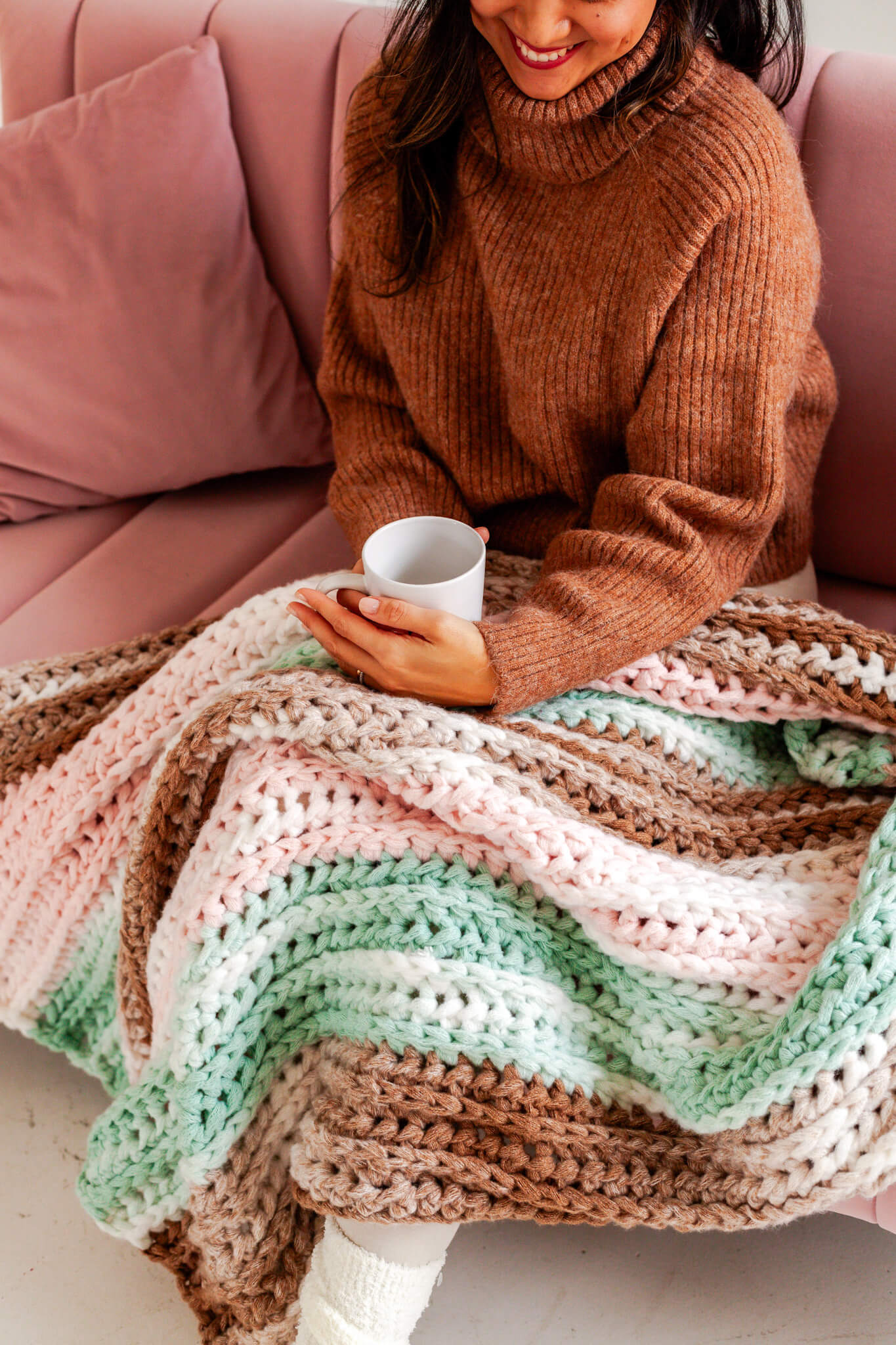Crochet Kit - Buttercream Blanket
