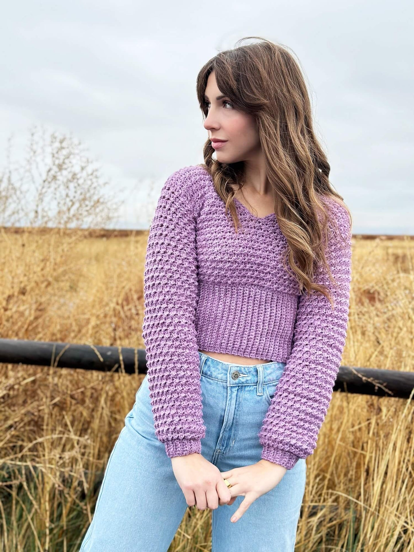 Crochet Kit - The Wisteria Sweater