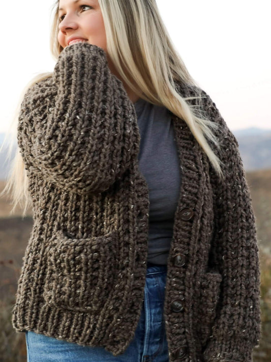 Knit Kit - Toffee Cardigan