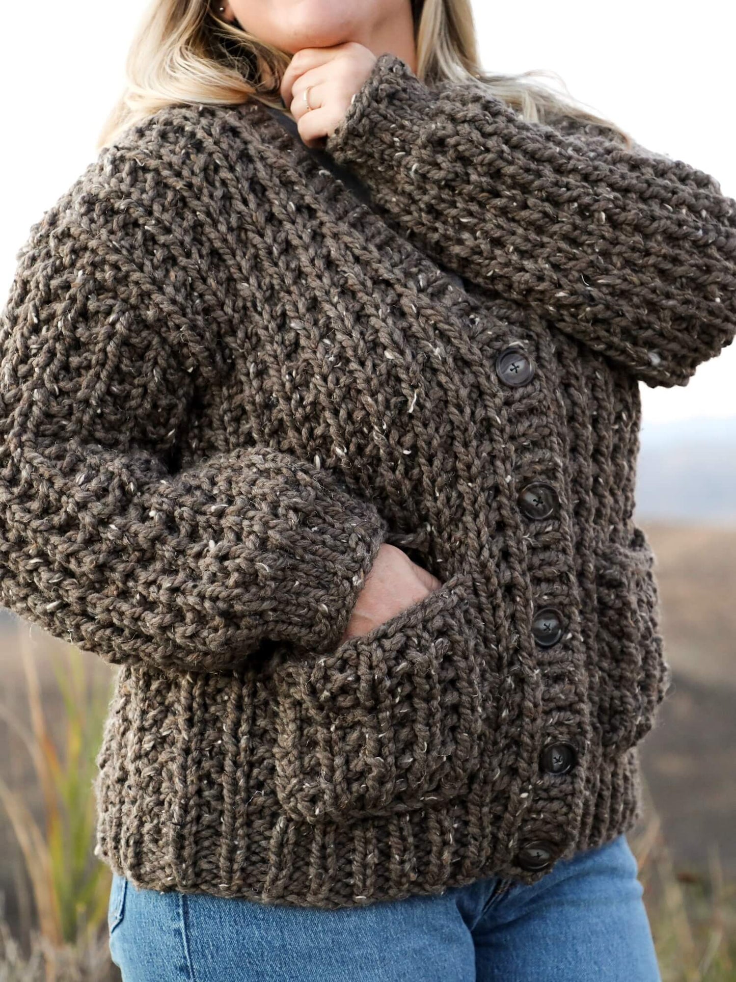 Knit Kit - Toffee Cardigan