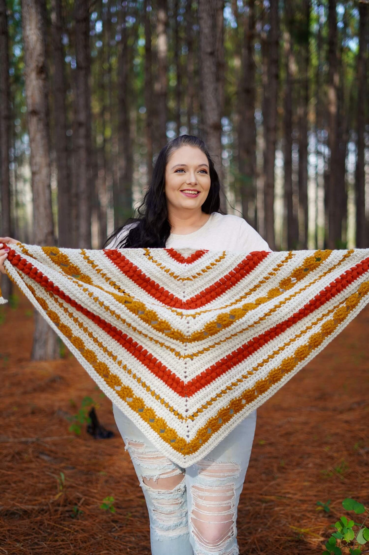 Crochet Kit - The Tranquility Scarf